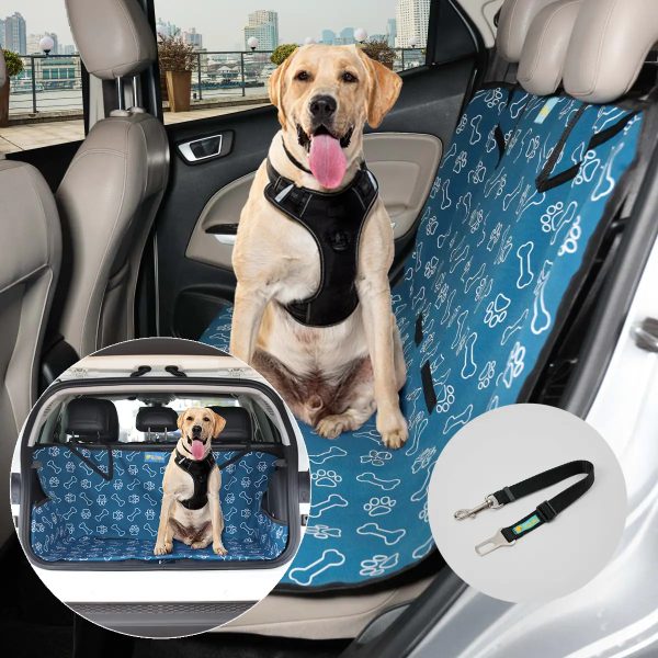 Capa pet impermeável para carro BASIC PREMIUM + guia para cinto