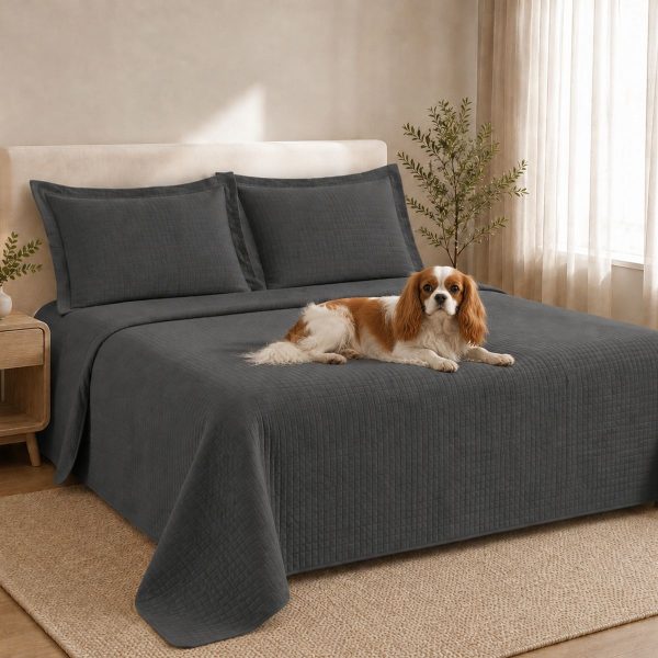 Cobre leito pet impermeável ELEGANCE para cama queen