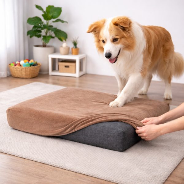 Manta Plush com elástico para cama pet Absolute tamanho M