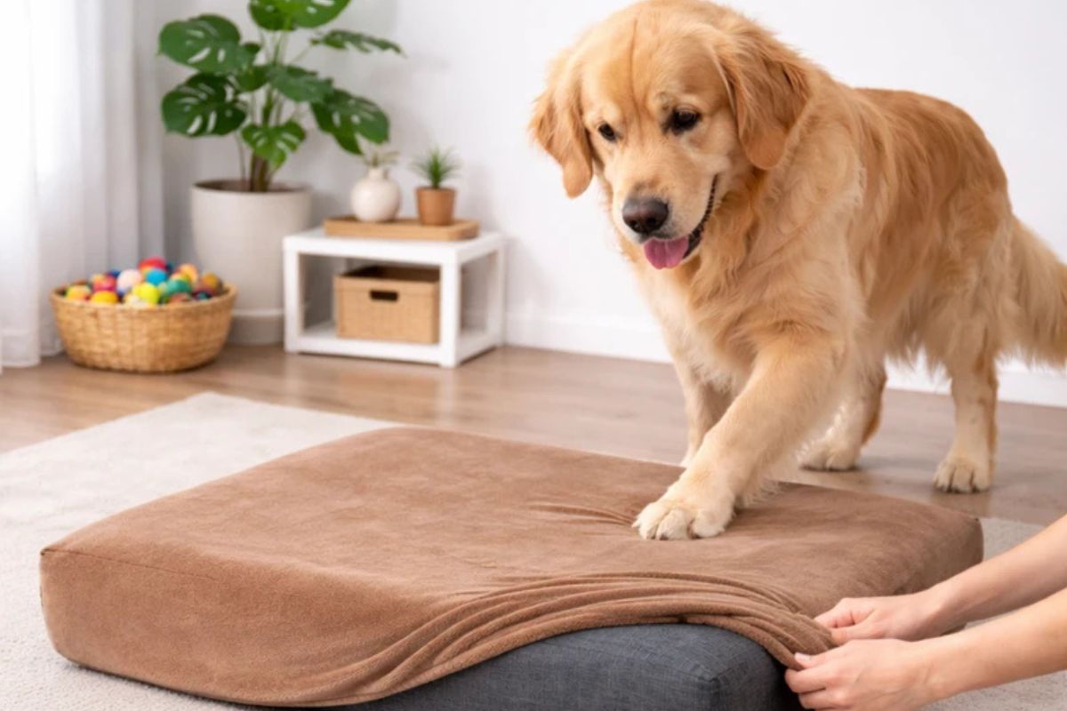 Escolher uma cama para cachorro destruidor exige materiais resistentes e capas laváveis para interromper o ciclo de desperdício e garantir maior durabilidade ao produto.